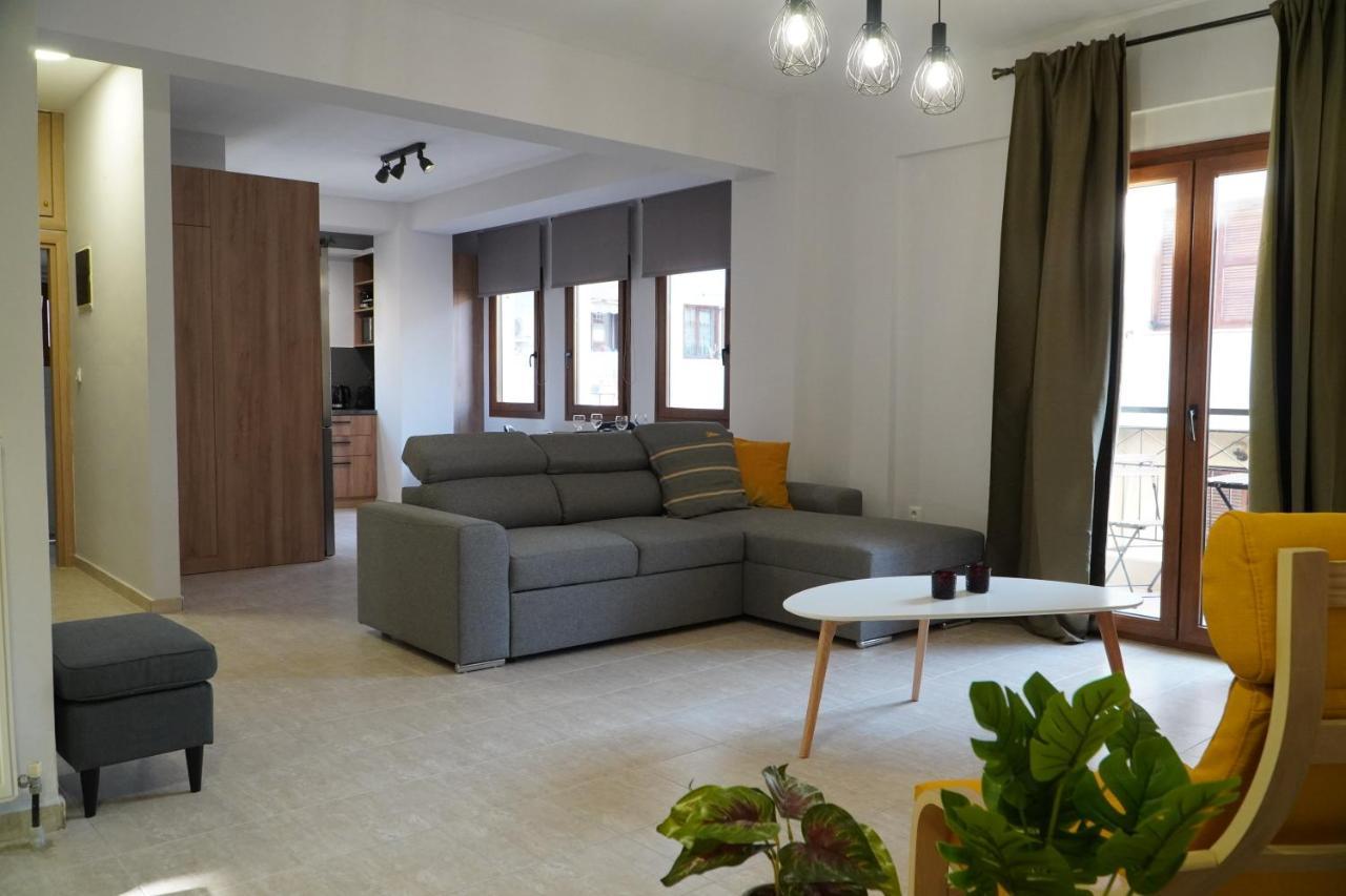 Modern Apartment In Οld Τown Салоники Экстерьер фото